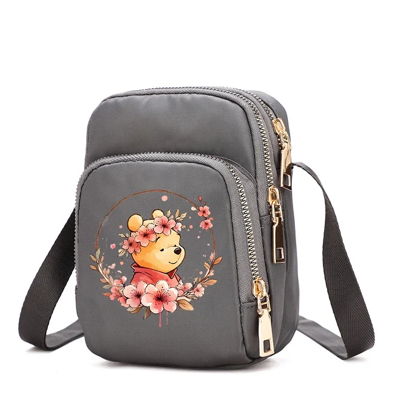 Shoulder Bags Winnie The Pooh Crossbody Bag Women Teenie Weenie Tote Bag Underarm Phone-Bag Fashion Collocation Trendy Items