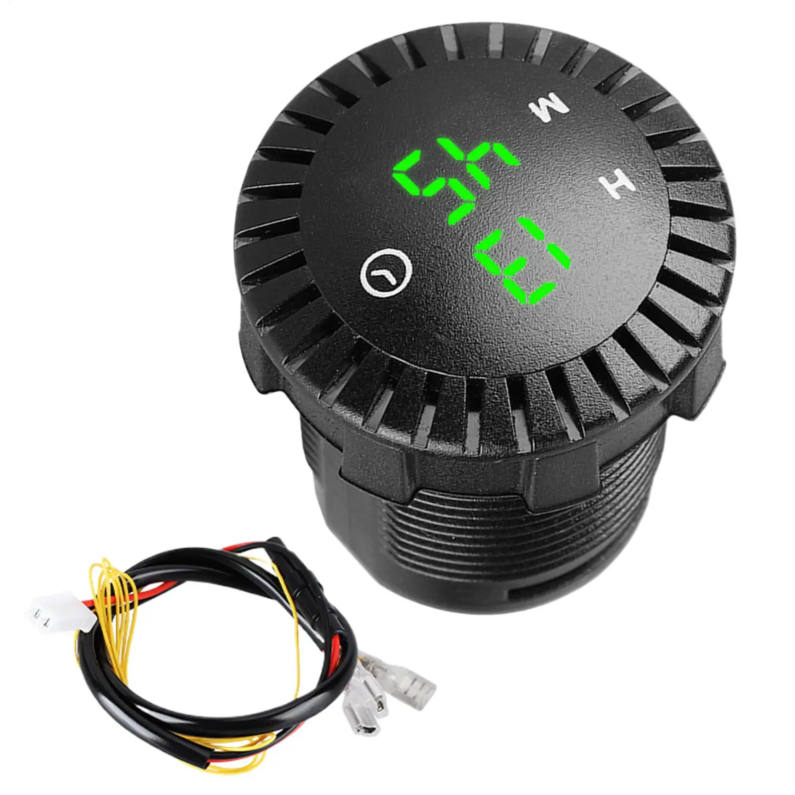 Car Digital Clock 12V 24V Time Management Motorbike Mount Digital Clock For Men Women Drivers Owners Commuting Urban Road City