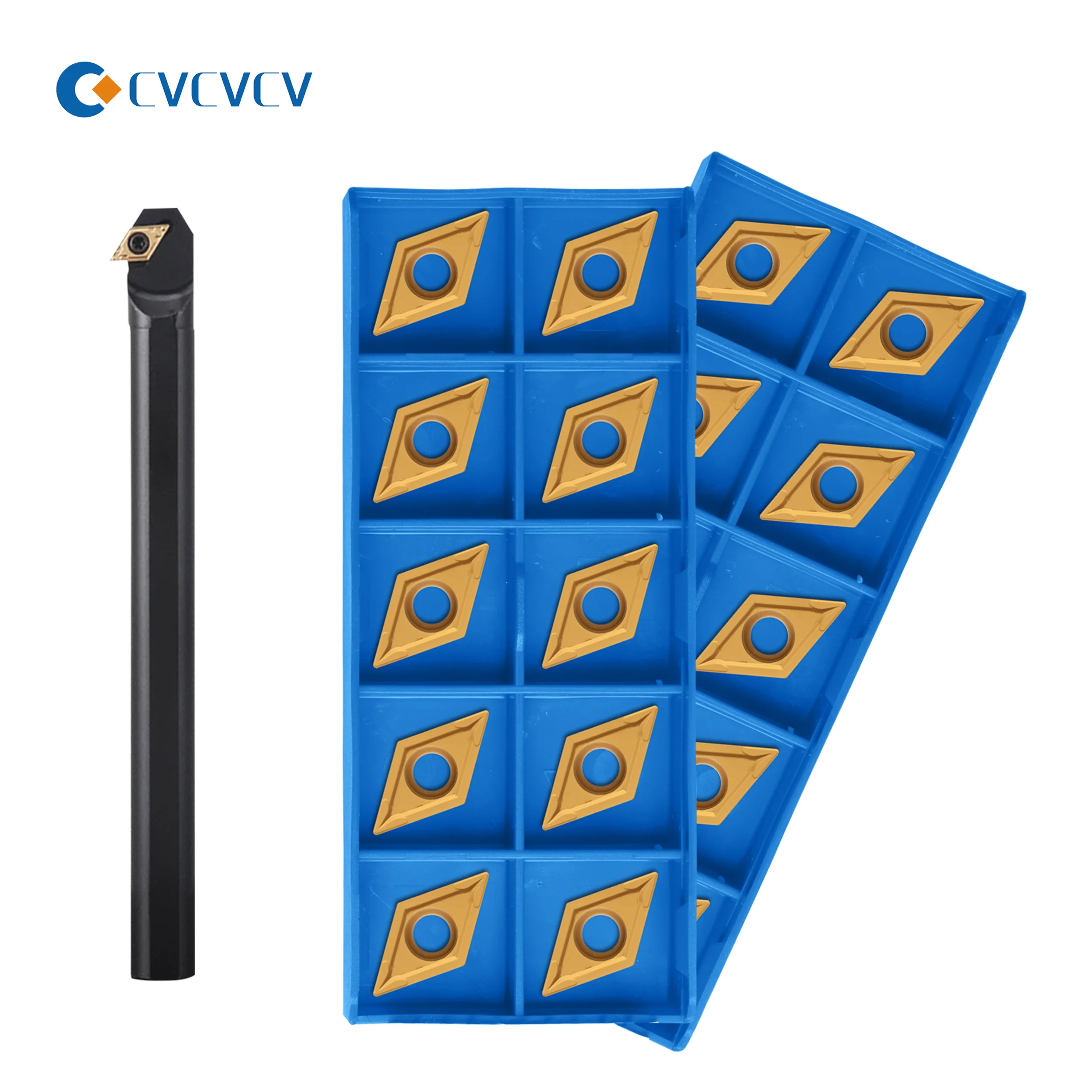 S16Q-SDZCR11 S20R S25S-SDZCL CNC Lathe Internal Turning Tool Holder +10Pcs Machine DCGT DCMT Carbide Insert High Quality Sturdy