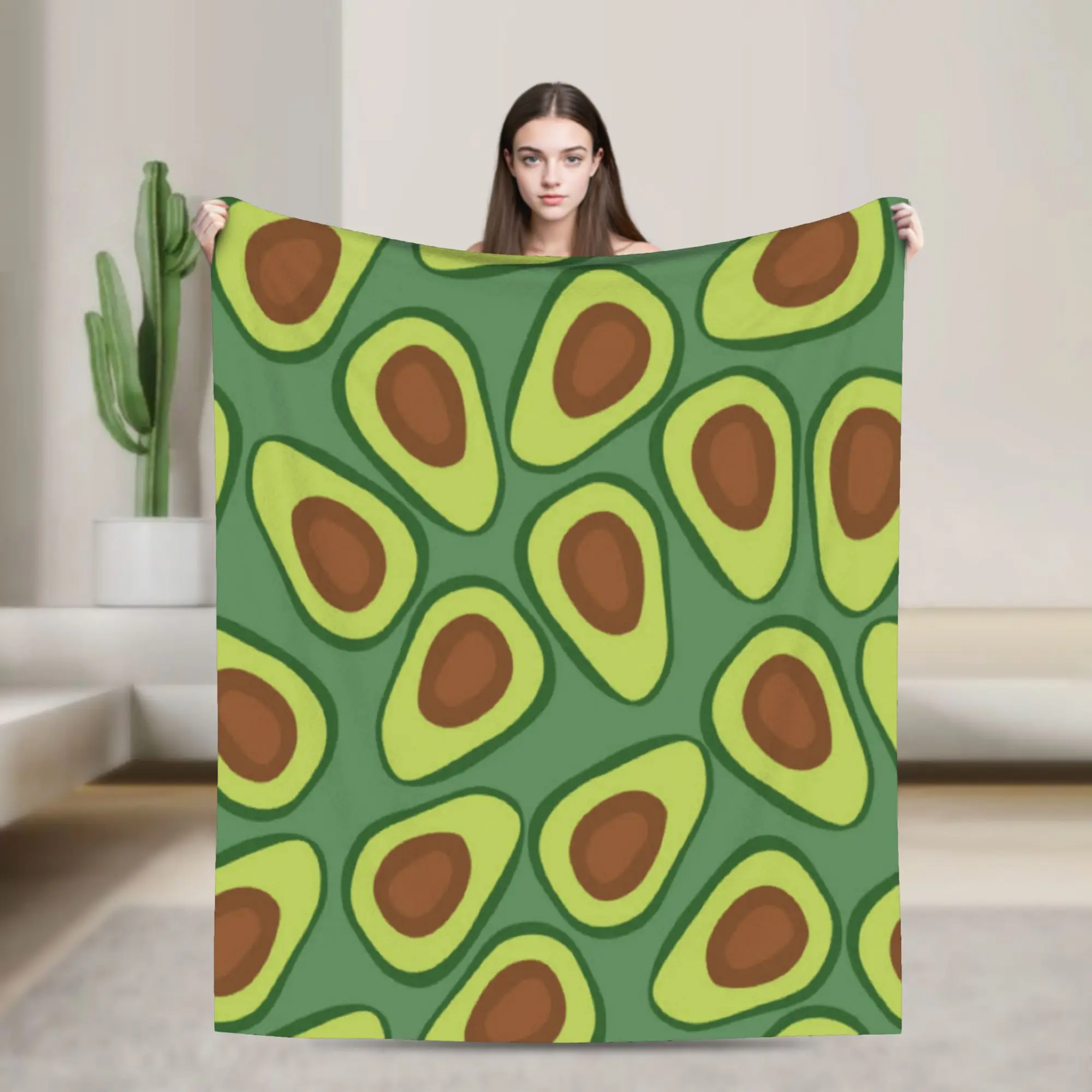 Cute Fruit Vegetable Blanket Quality Soft  Throw Blanket Spring Child Living Room Street Trend Bedspread