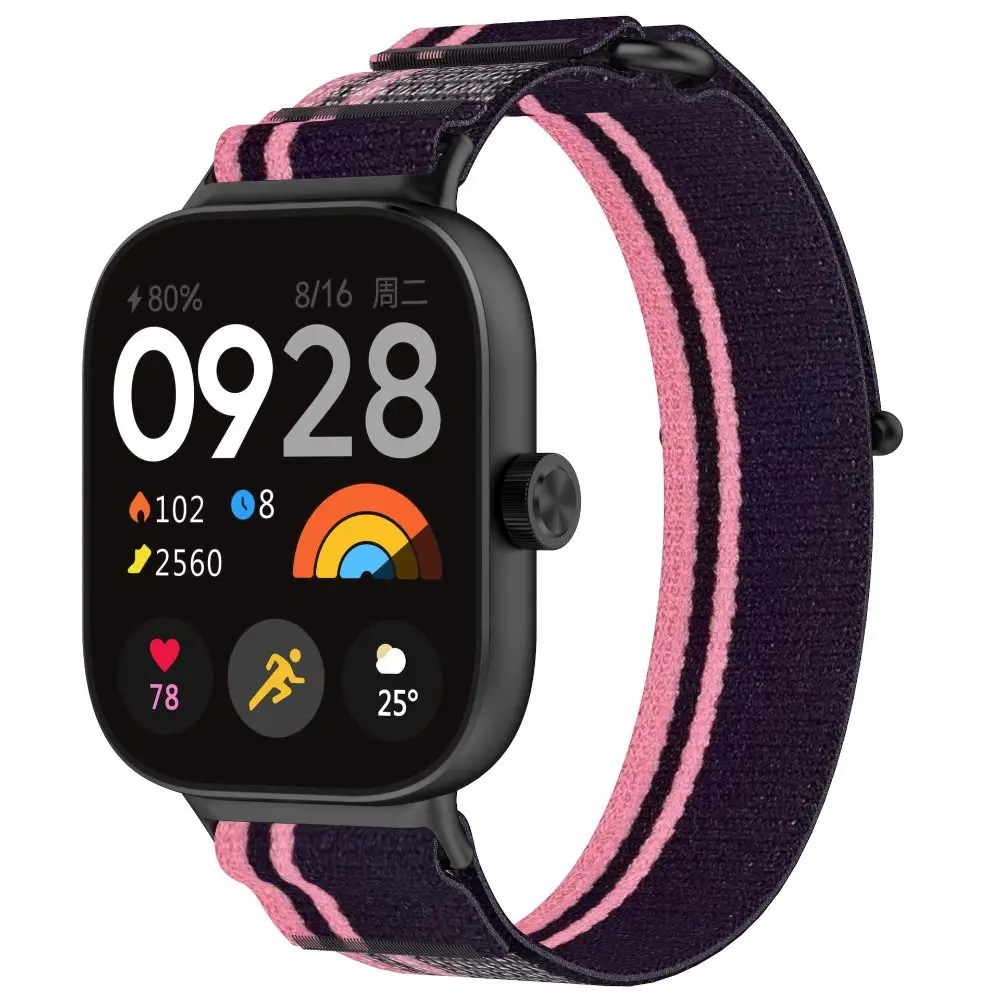 Soft Nylon Loop Strap for Redmi Watch 4 Adjustable Elastic Watchband for Xiaomi Mi Band 8 Pro Band Smart Watch Accessories