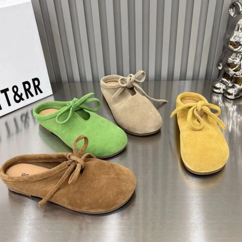 2024 Goat Suede Fringe Inside Heightening Single Shoes For Women Spring/Autumn New Casual All Match Loafers Fashion Casual Shoes