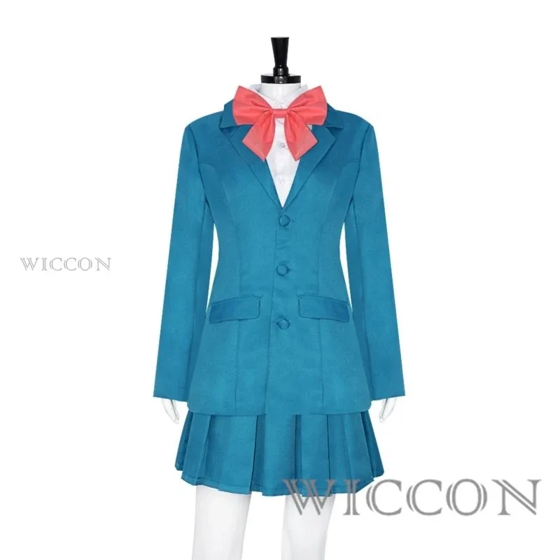 أزياء أنيمي كيمي مي تودوكي 3 كورونوما ساواكو التأثيرية مني إلىك الموسم شعر مستعار JK الزي المدرسي امرأة جميلة البدلة ؛ 8 ، ك \ 5 ؛ ح. #1