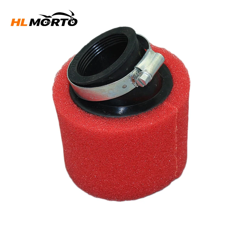 

32mm 35mm 38mm 42mm 45mm 48mm Bend Elbow Neck Foam Air Filter Sponge Cleaner For Moped Scooter Cg125 150cc Dirt Pit Bike