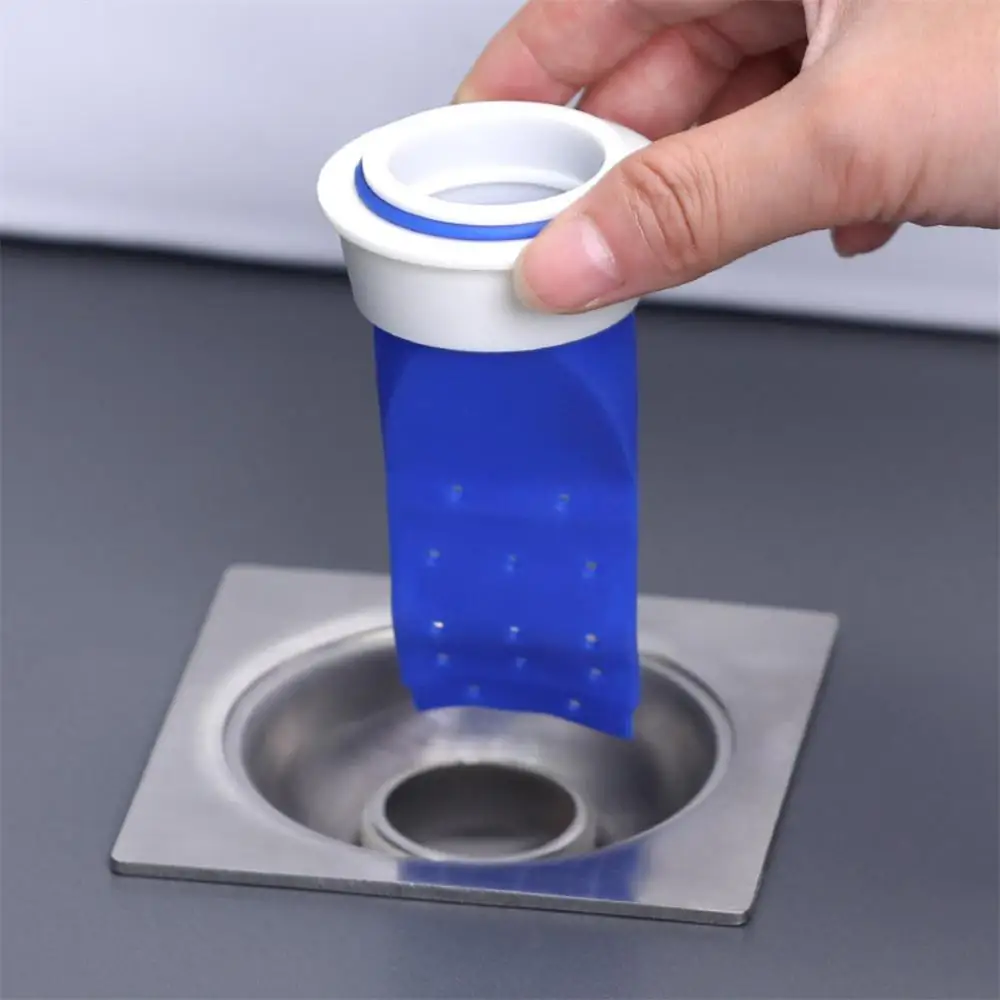 1~5PCS Deodorant Mouth Stopper Plug And Play Effective Deodorant Silicone Floor Drain 25g Silica Gel Filter Household