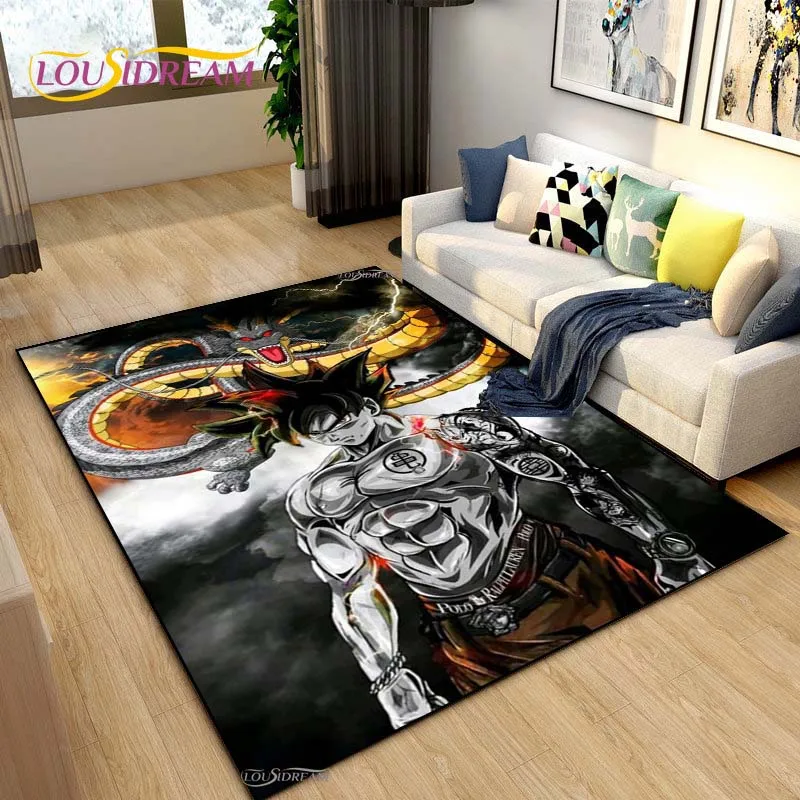 Dragon Ball Cartoon Anime Cute Carpet for Living Room Bedroom Rug Table Kitchen Door Kid Unslip Floor Mat Alfombra Birthday gift