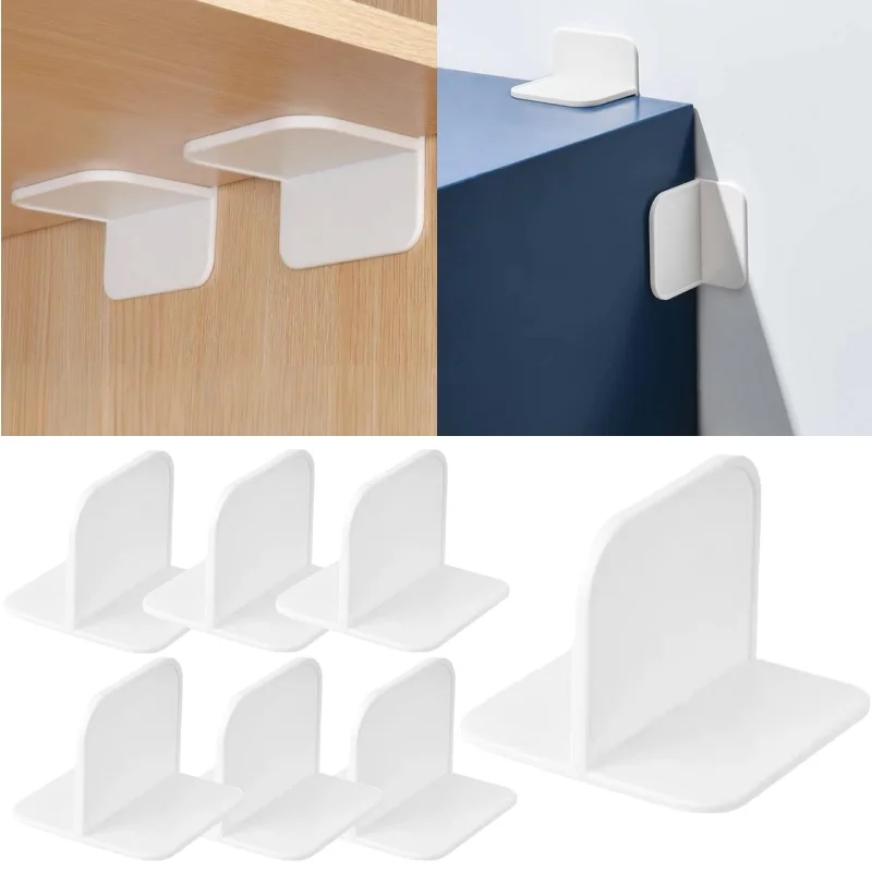 

Multi-functional T-type Partition Fixed Anti-tipping Bookshelf Furniture Anti-tipping Diviners Without Drilling Connection Fixer