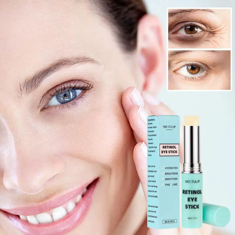 

eye cream stick Hydrating Eye Stick Moisturizing Eye Cream Balm With Firming And Brightening Effects Reduce Dark Circles