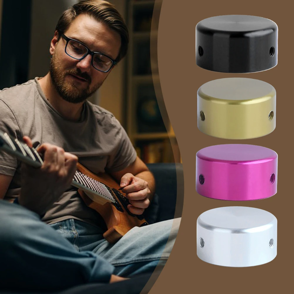 4 قطعة دواسة الغيتار توبر الملونة تأثير الغيتار Footswitch توبر القدم غطاء مسمار دواسة توبر لدواسة تأثير الغيتار #4