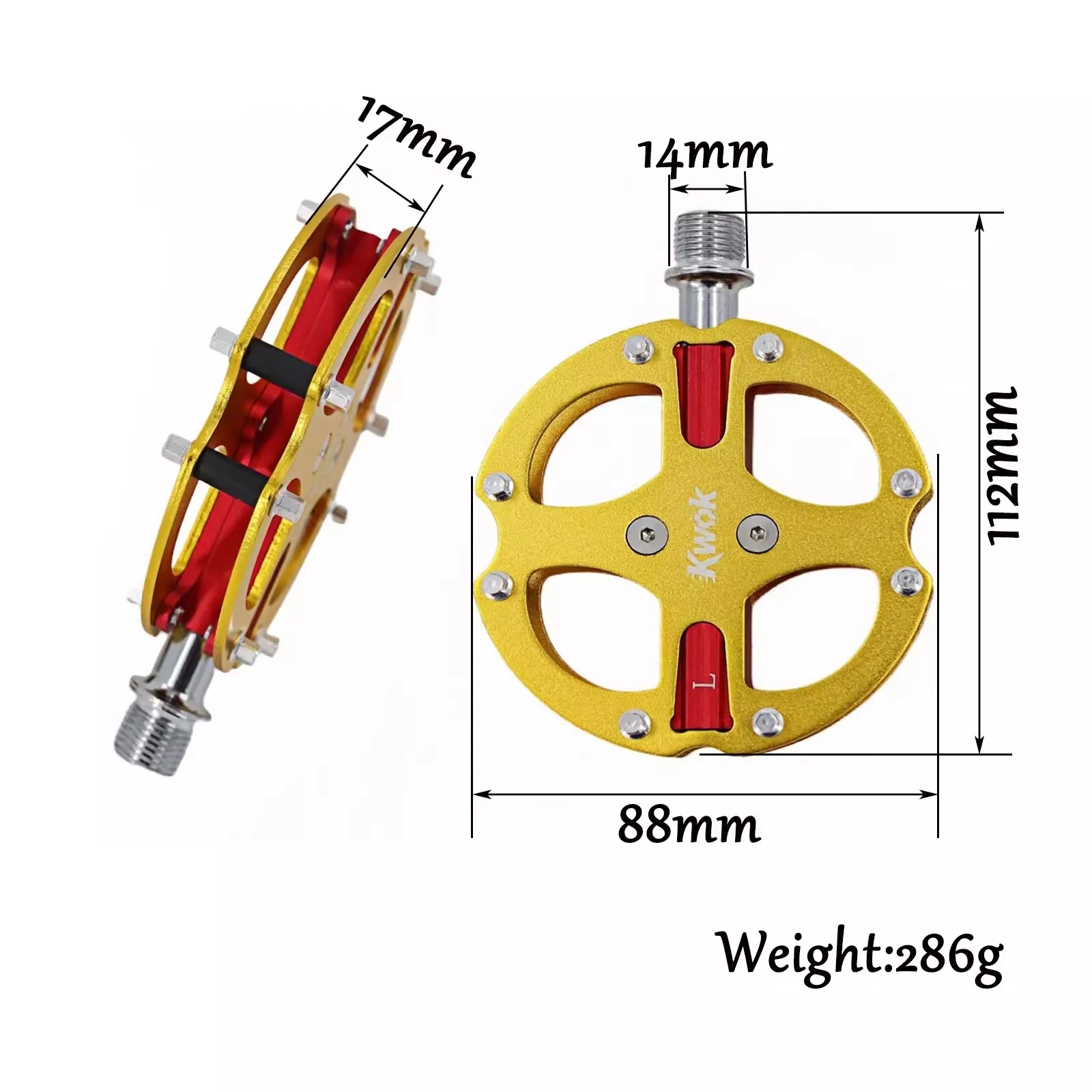 Windfire Round Aluminum Alloy Wheel Pedal Chrome Molybdenum Steel Hub 3 Pedal Frame Bicycle 16/9