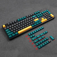 PBT Double Shot Keycaps Marrs Green Nautilus Darling OEM Profile For MX Mechanical Keyboard 104 96 87 84 68 64 61 GMMK