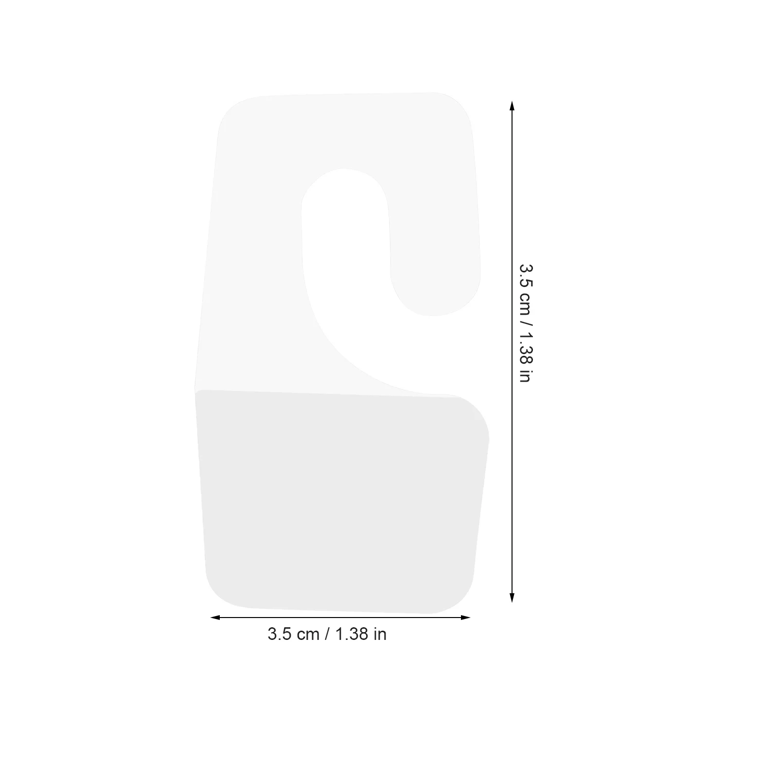 

100Pcs PVC Self Adhesive Hanging Tabs Clear Sticky Hooks for Hanging Folders and Display Tag Repair Sticker Hooks