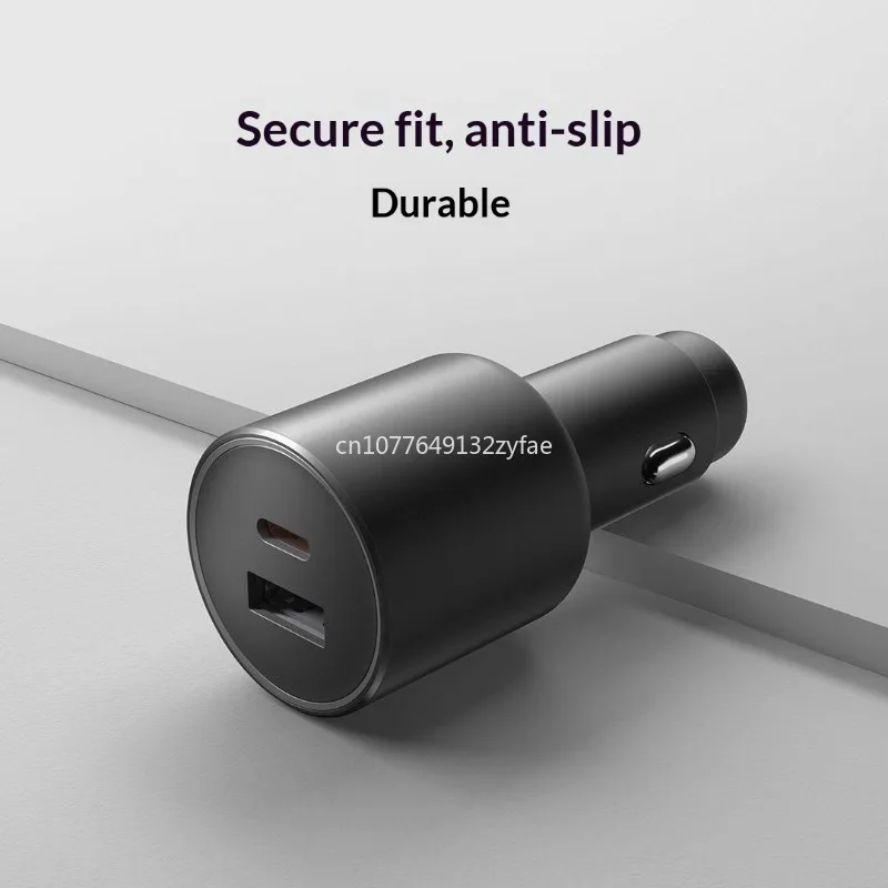 Xiaomi 100W Car Charger Dual USB Quick Charge Wireless Car Charger 100W USB-A USB-C Dual Output LED Power Ambient Lighting Gift