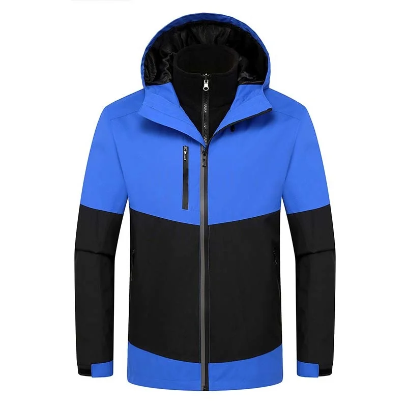 

Softshell Jackets Men Women Windproof Waterproof Windbreaker Skiing Hiking trek two-piece Warm padded jacket Coats JM22