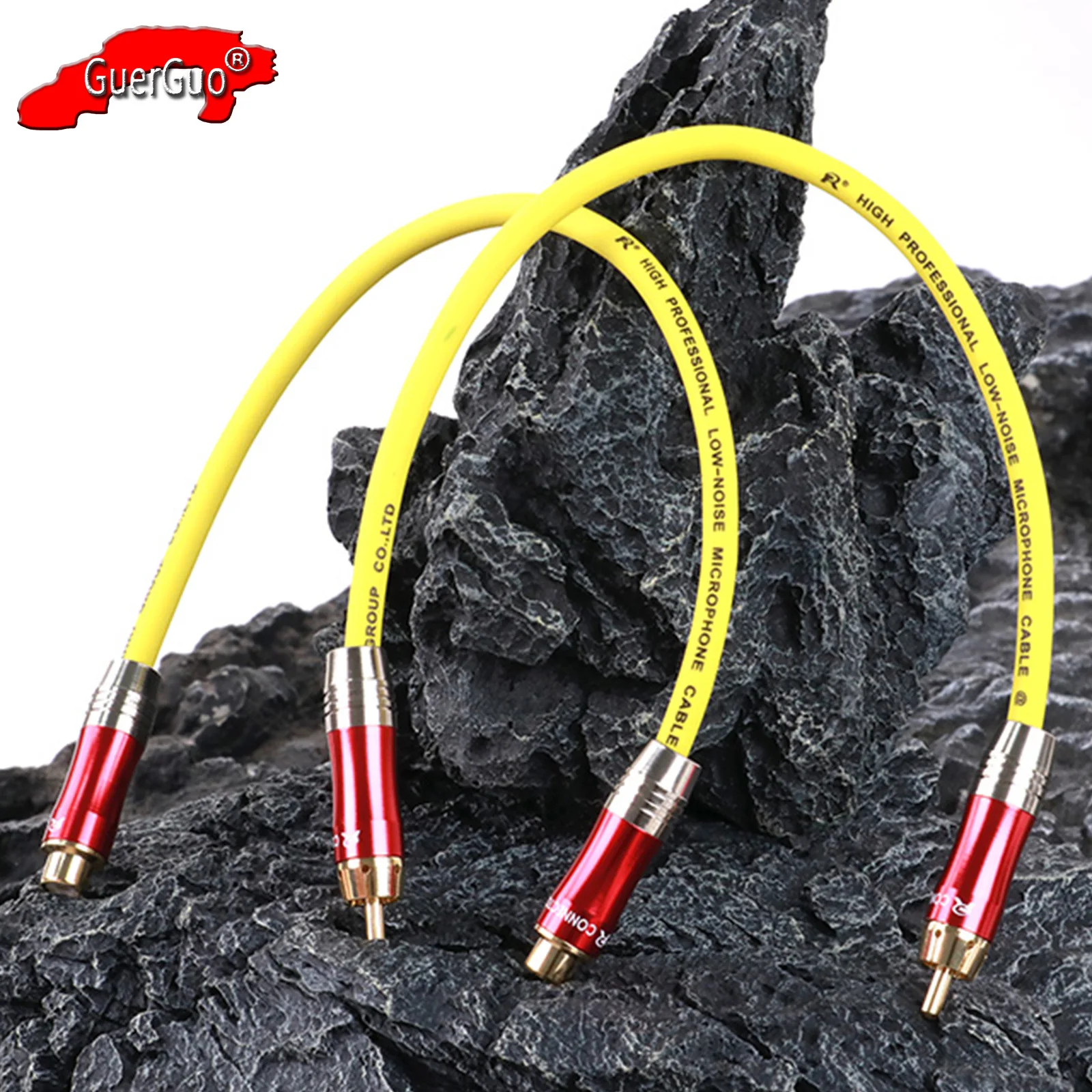 

RCA Cable,RCA Male to Male+RCA Female to Female Audio Extension Shielded Cord for Home Theater HDTV Amplifiers Stereo Mixer