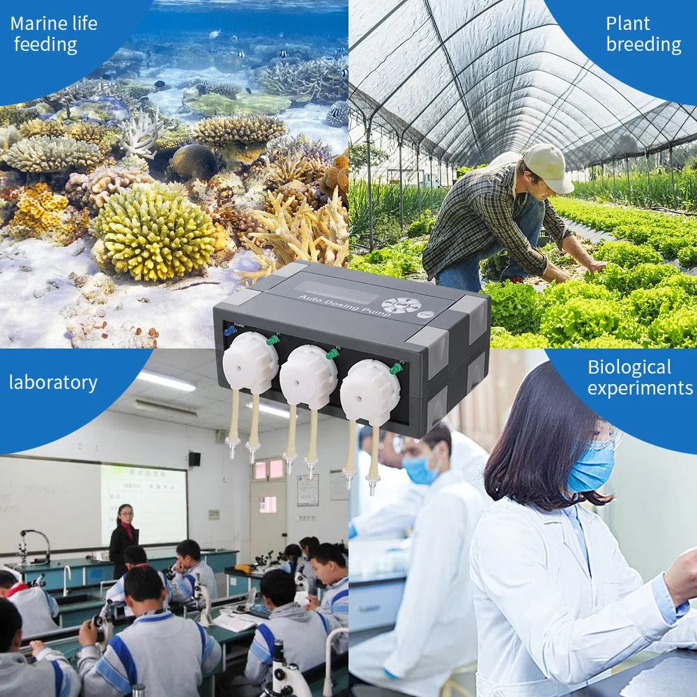 For Jebao DP series automatic dosing pump titration pump automatic precision fish tank aquarium coral sea tank peristaltic pump