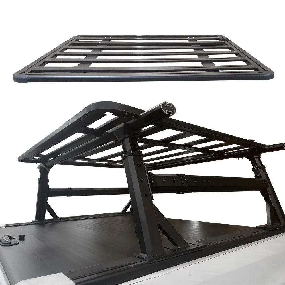 

Wholesale 4x4 Pickup Truck Accessories Universal Roof Tray Cargo Luggage Basket Roof Rack for SILVERADO Colorado