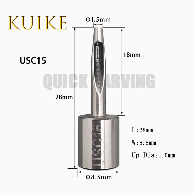 10PCS EMMA Punching Knife 28mm USC Hole Punching Cutting Machine Accessories HSS Punch Bit Leather Punching for Perforated Cut