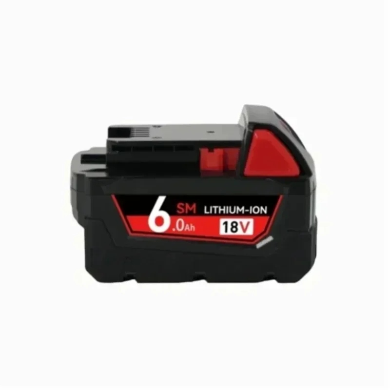 Ersatzakku für Milwaukee M18 18V Akku-Werkzeuge, 6000 mAh Lithium-Akku mit hoher Leistung, ersetzt 48-11-1860 und 48-11-1850, kompatibel mit Milwaukee M18 Rohrschneider und Nietpistole, schneller