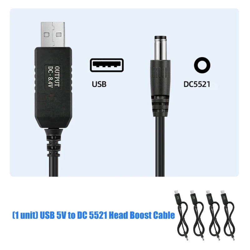 USB power boost line 5.5*2.1 DC 5V to DC 8.4V/9V/12V/12.6V Step UP Module USB Converter Adapter Cable 5.5x2.1mm Plug
