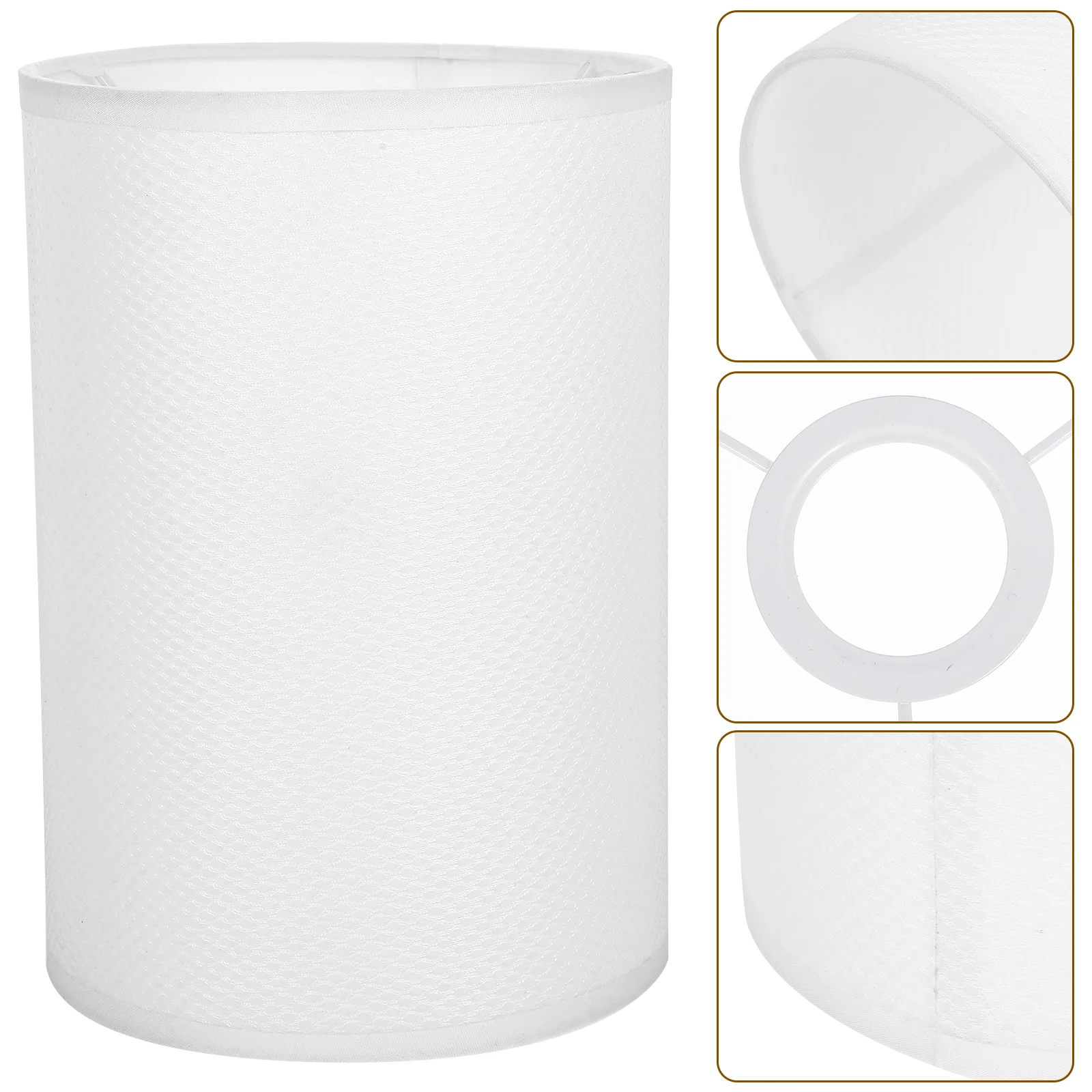 Straight Fabric Lampshade outside for Wall White Sconce Cloth Bedside Table Hotel