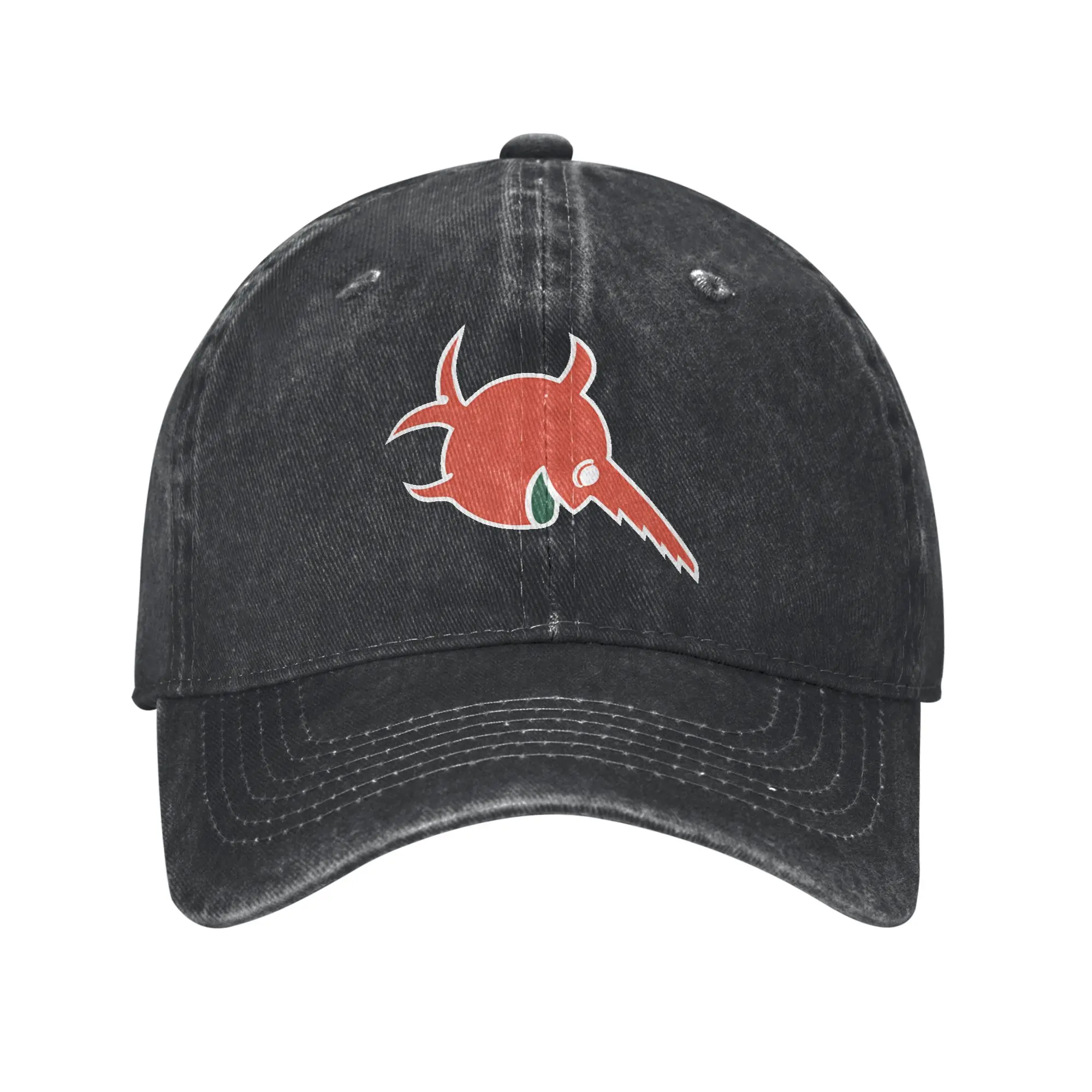 Coral color option Fish saw sign on German Fashion Baseball Cap  Sweat Wicking Golf Cap  Surfing Golf Cap