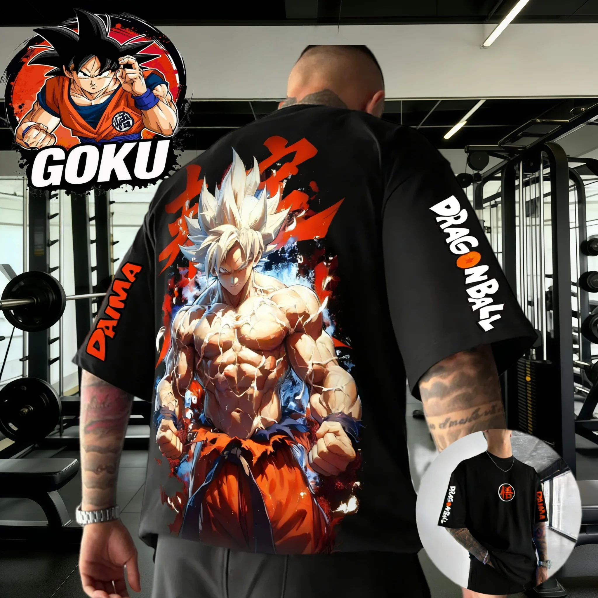 2026 Sommer Dragon Ball Daima Übergroßes T-Shirt Hochwertige 100% Baumwolle Goku Ultra Instinct Aufdruck Unisex Retro Y2K Tee