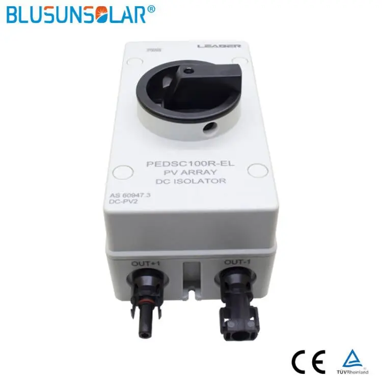 SISO-40 4P 32A PV DC Type of Solar Protection Isolator Switches 1200V Disconnect Solar Power System