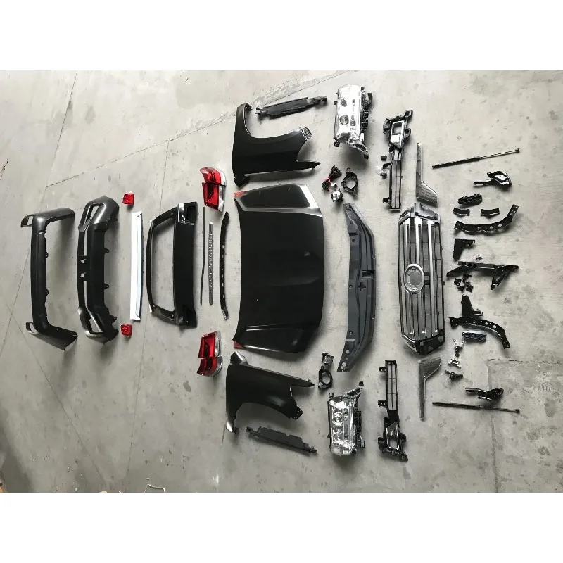 FJ200 LC200 2008-2015 Upgrade To 2016 Body Kit New Arrival - OE Fit Front Rear Bumper Grille​