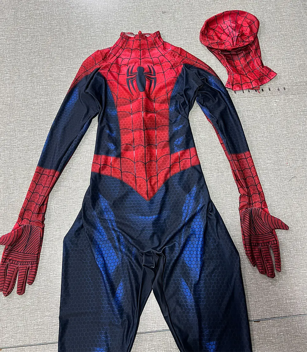

Halloween Men Ultimate Spider Cosplay Costume Superhero Zentai Man Bodysuit Adults Male Party Jumpsuit