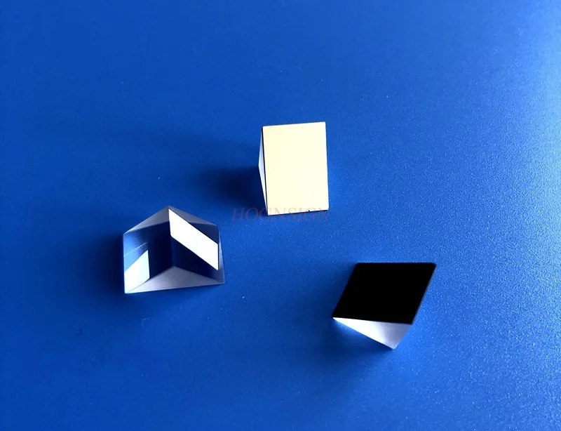 1pcs Right angle triangular prism 5*5mm external reflection prism custom optical laser reflection prism processing small right