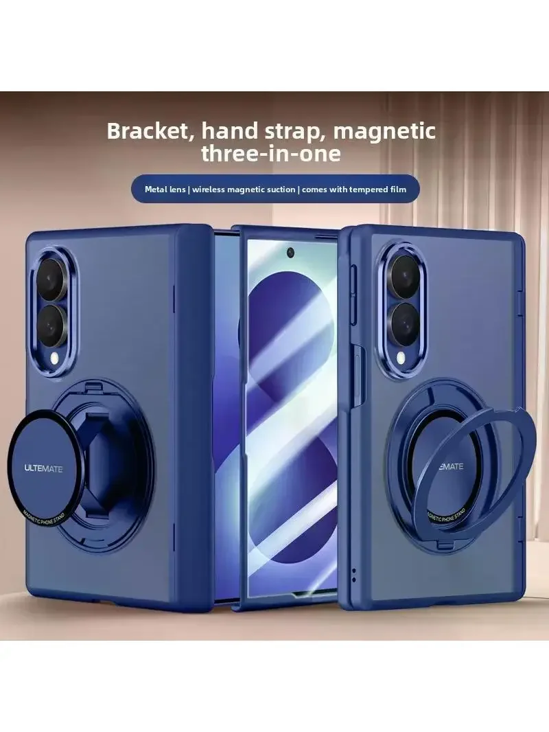 Magnetyczne etui zintegrowane z folią ochronną i podstawką, odporne na wstrząsy, do Samsunga Z Fold 8 z osłoną ochronną na zawias z Magsafe. — zdjęcie produktu 7