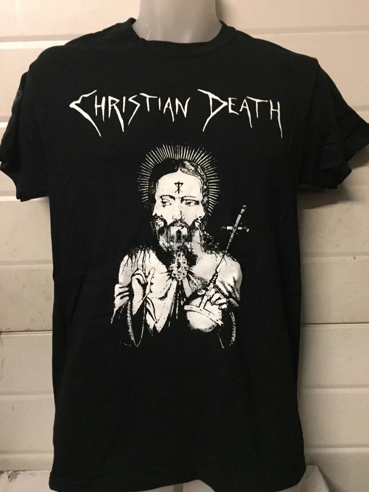 Christian Death T Shirt Goth Bauhaus Cure Sisters Of Mercy Vinyl mens designer clothes new in tops & tees Short Sleeve manga