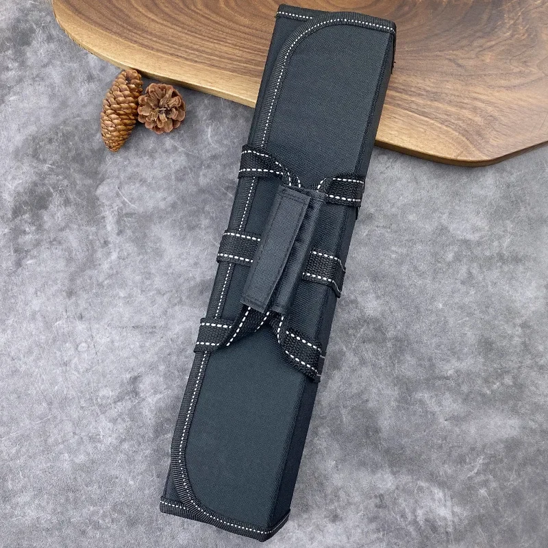 Set Knife Storage Bag Roll-up Knife Bag Western Knife Roll Oxford Cloth Portable Chef Knife Bag Kitchen Organizer