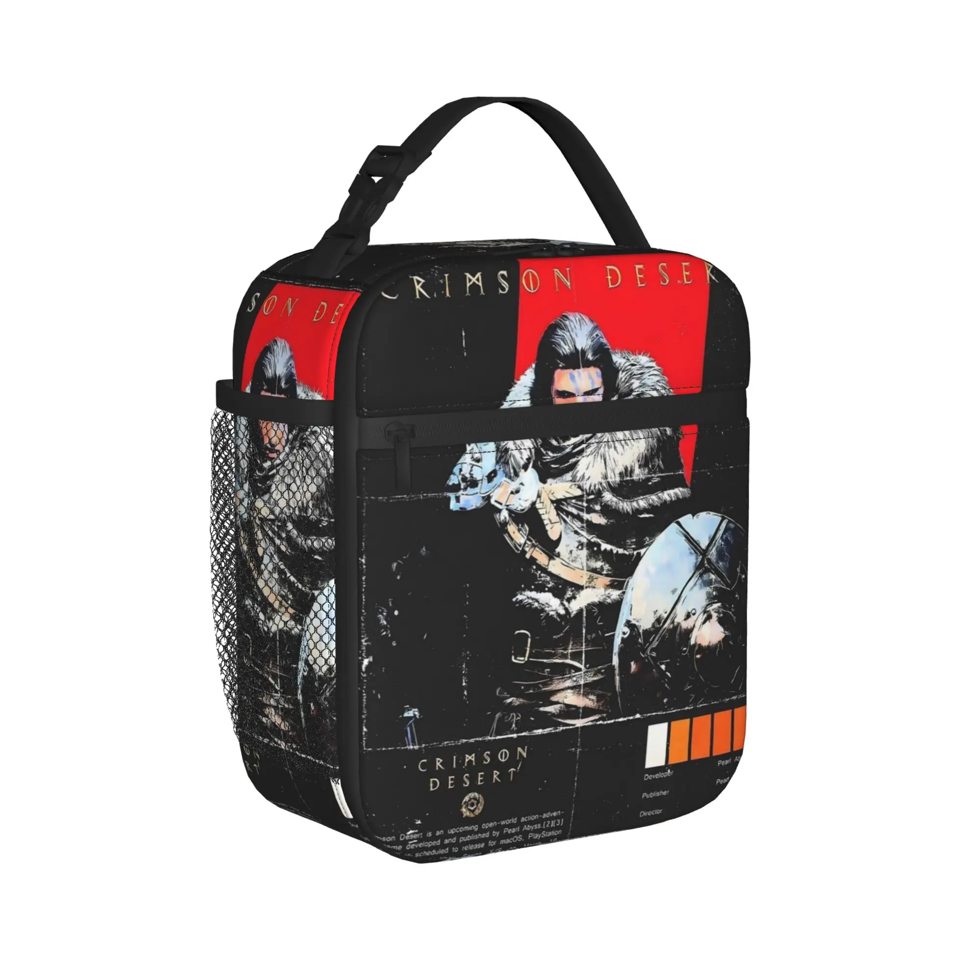 Crimson Desert  Game Insulated Lunch Bags High Capacity  Meal Container Thermal Bag Tote Lunch Box Work  Picnic Bento Pouch