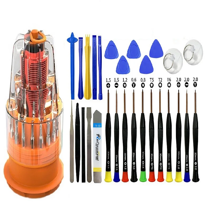 

31PC Pagoda Type Universal Multitool Set 59PC Manual Combination Maintenance Driver Screw Batch Mobile Phone Repair