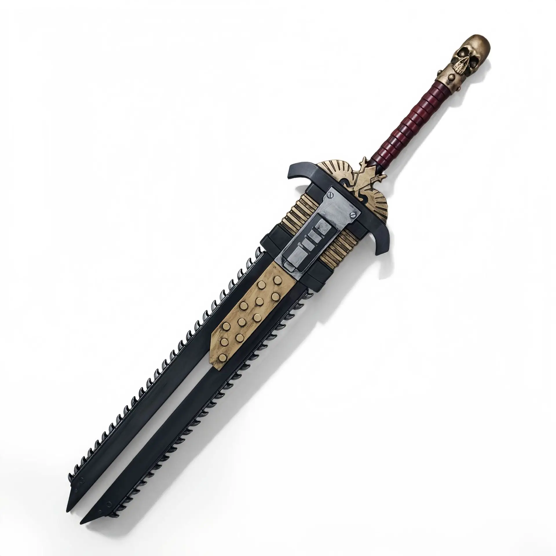 PU Soft Rubber Game Cosplay Props Model Storm ChainSaw Sword,Power Sword,Blaster Toy Gun Outdoor Role-playing Decoration Gifts view 3