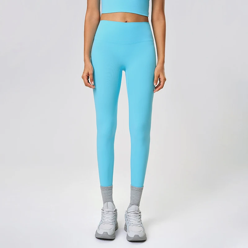 ABS LOLI 25\'\' Women\'s Butt Lifting Yoga Pants No Camel Toe Workout Gym Tights High Waist Sport Leggings