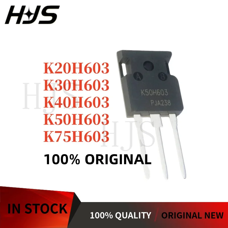 

10 шт. 100% оригинал и новый K20H603 K30H603 K40H603 K50H603 K75H603 IKW30H603 IKW40H603 IKW50H603 TO-247 мощный IGBT