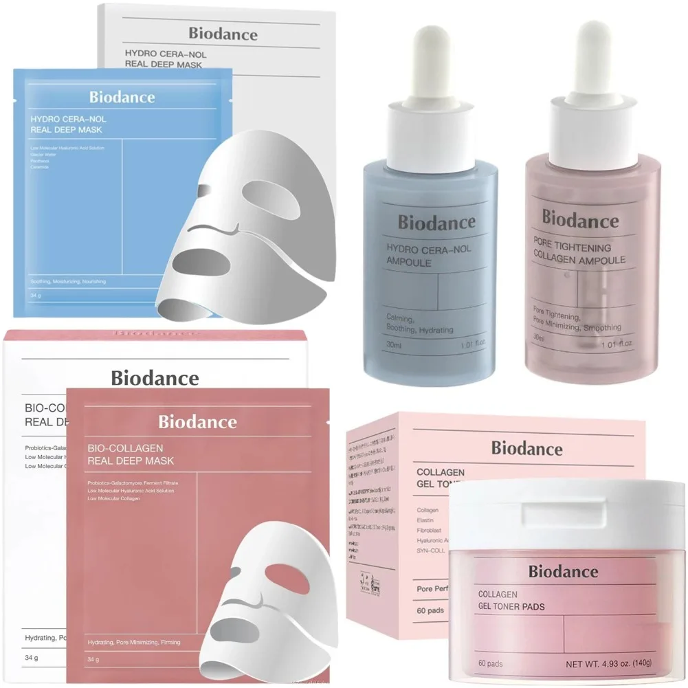 Bio-Collagen Moisturizing Hydrating Toner Face Skin Repair Serum Brightening Non-irritating Facial Toner Korean Face Skin Care