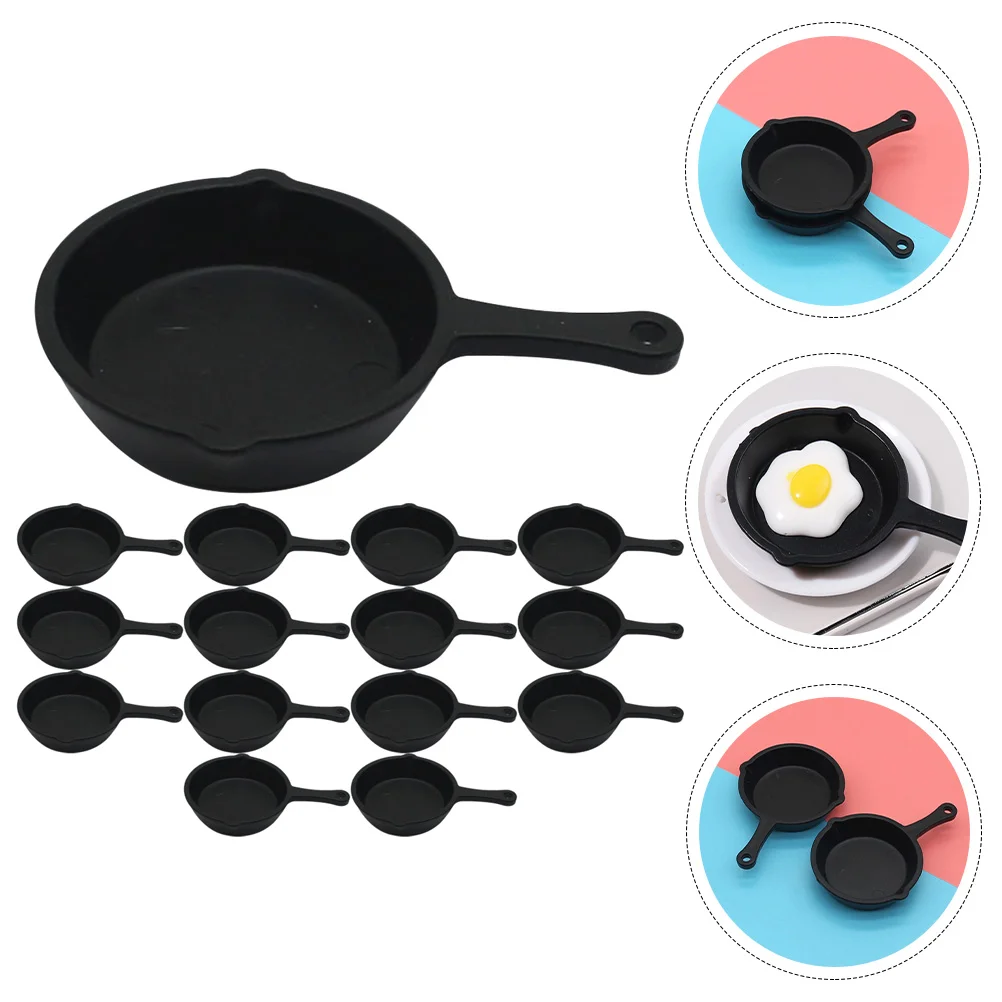 

Pan Pendant Miniature Ornament Kids Cooking Utensils Cookware Toys for