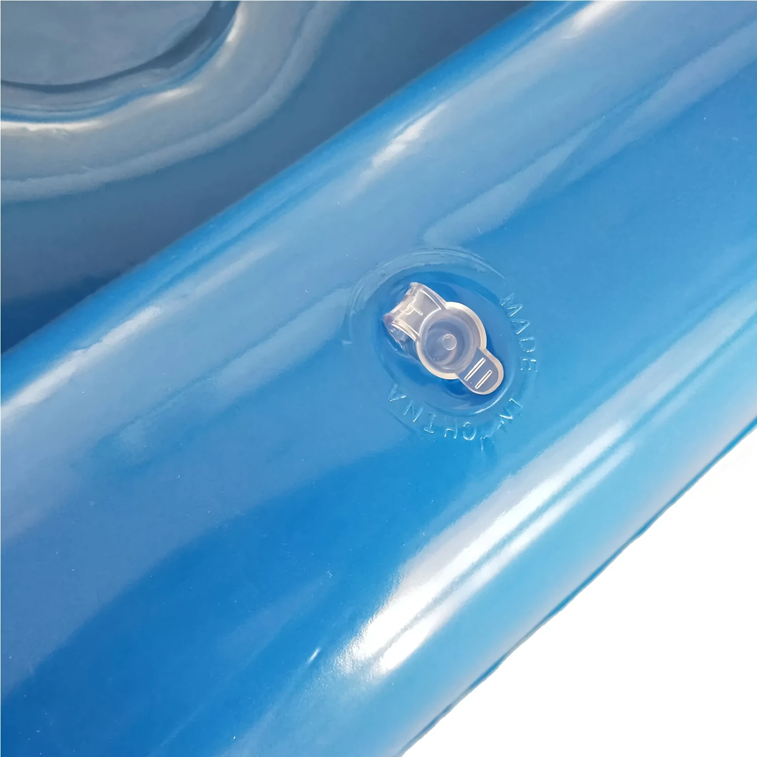 1pc Blue 6-hole Floating Inflatable Triangle Drinks Cup Holder Swimming Pool Floats Table  Tray Coasters Summer Party Decoration