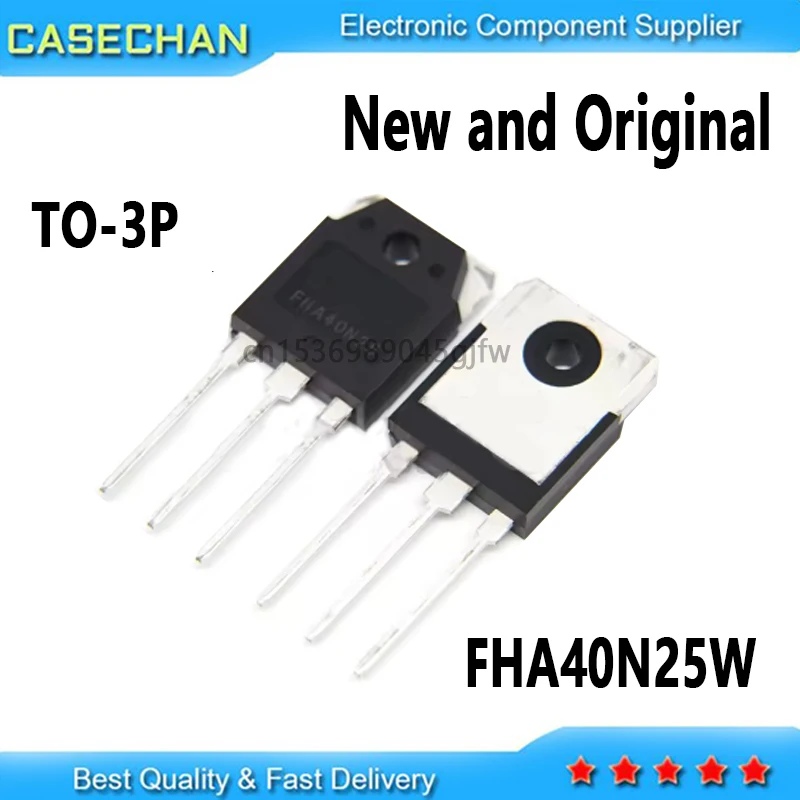 10PCS FHA40N25 40N25 FHA40N25W TO-3P 250V 40A N-Channel Power MOSFET Transistor 100% New Original