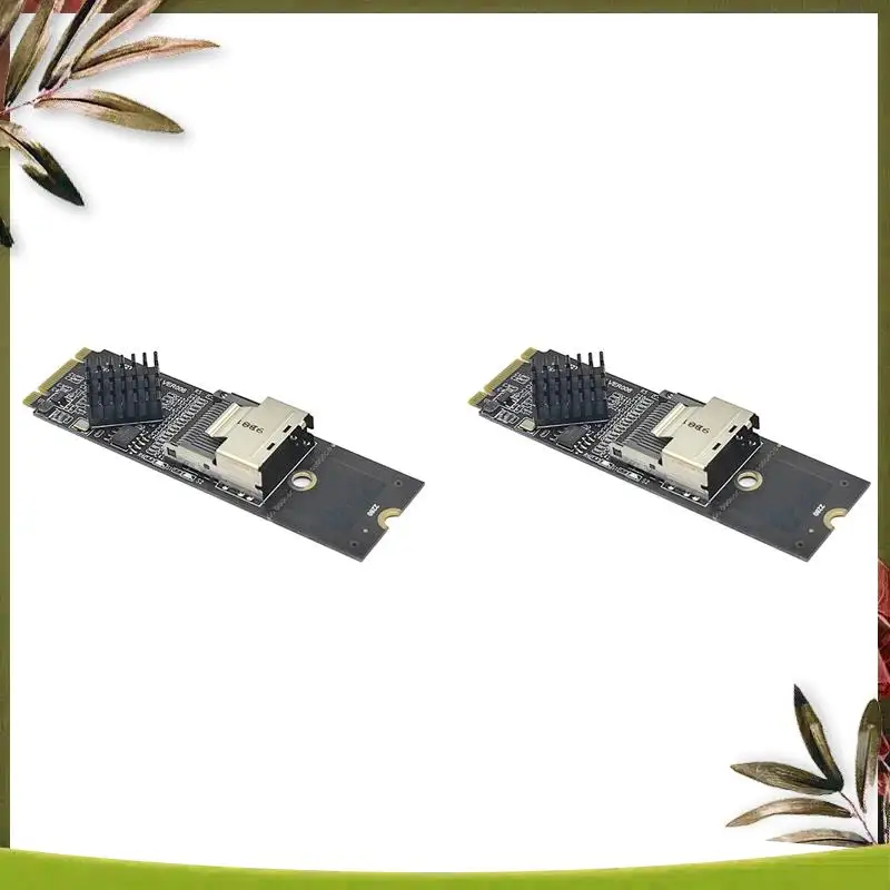 

ABDW-2X M.2 NVME To SFF-8087 SATA3.0 Expansion Card Mini-SAS/SATA Hard Disk Adapter Card 36PIN