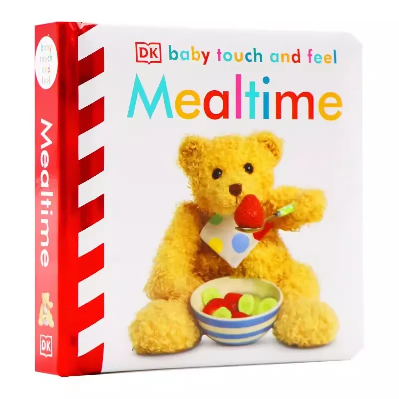 

Baby Touch and Feel Mealtime English Activity Picture Book for Kids