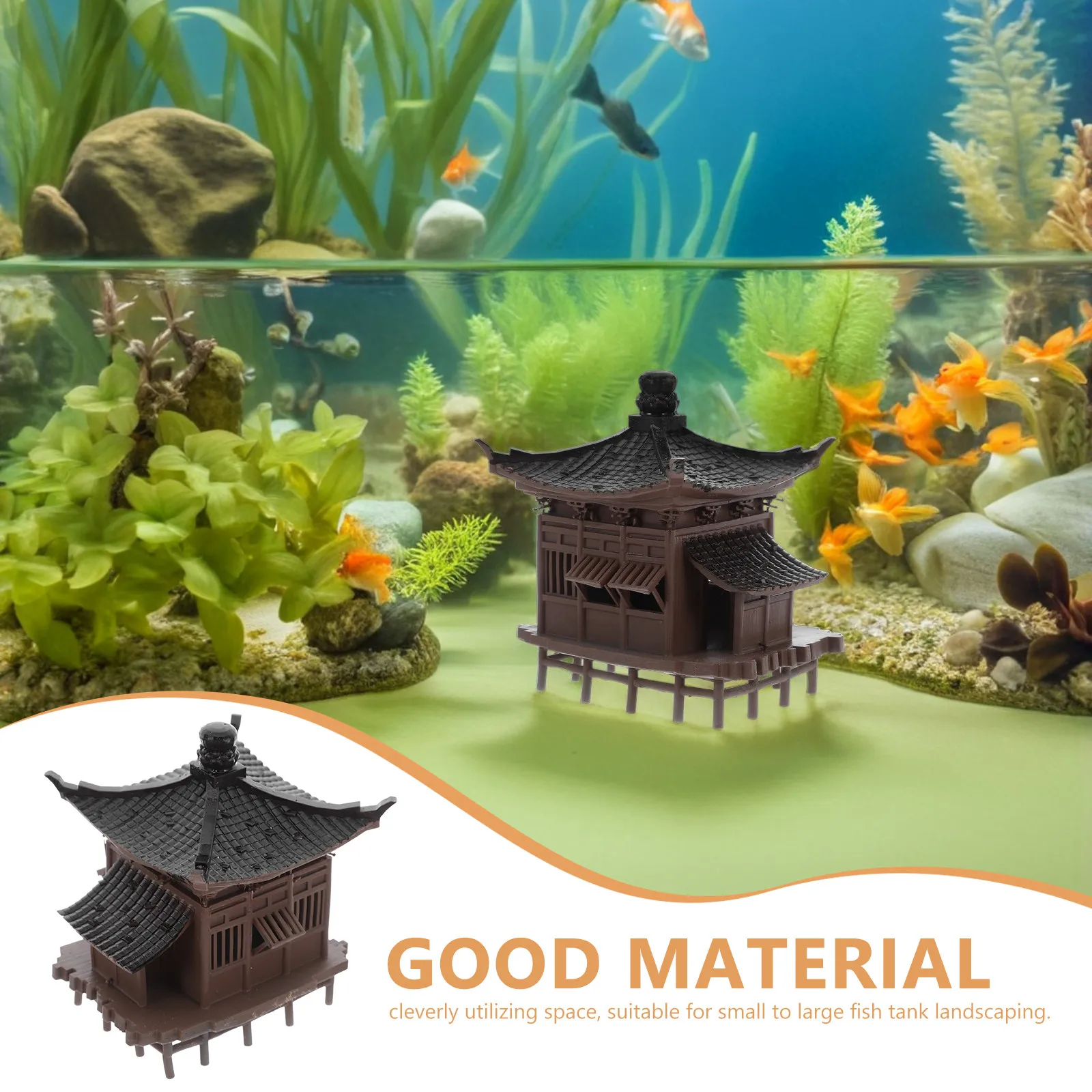 Ornamen Paviliun Asia Mini unt - Bonsai Garden Set Up ulasan dan harga