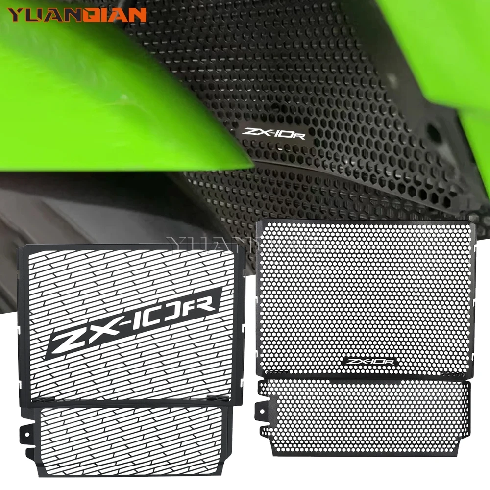 

ZX-10R ZX-10RR Motorcycle Radiator Grille Guard Protector Cover For Kawasaki Ninja ZX10R ZX10RR ZX 10R 10RR 2021 2022 2023-2025
