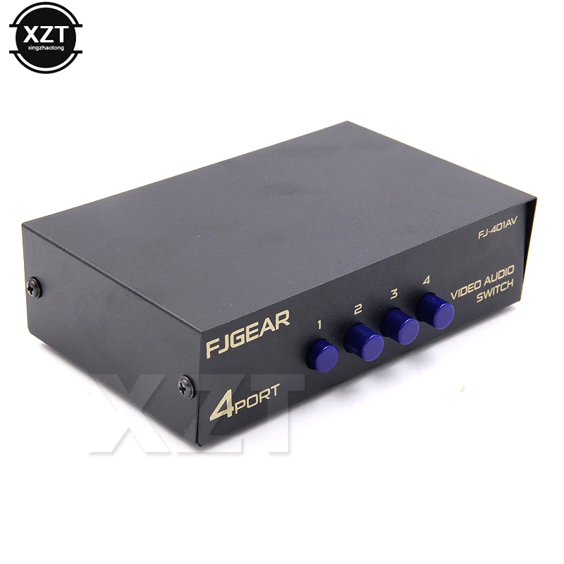 Nieuwe 2/4/8 Poorten Av Rca Audio Video Schakelaar Av Signaal Rca Composiet Splitter Selector Voor Stb Tv Dvd-Speler Xbox Ps2 Av Switcher