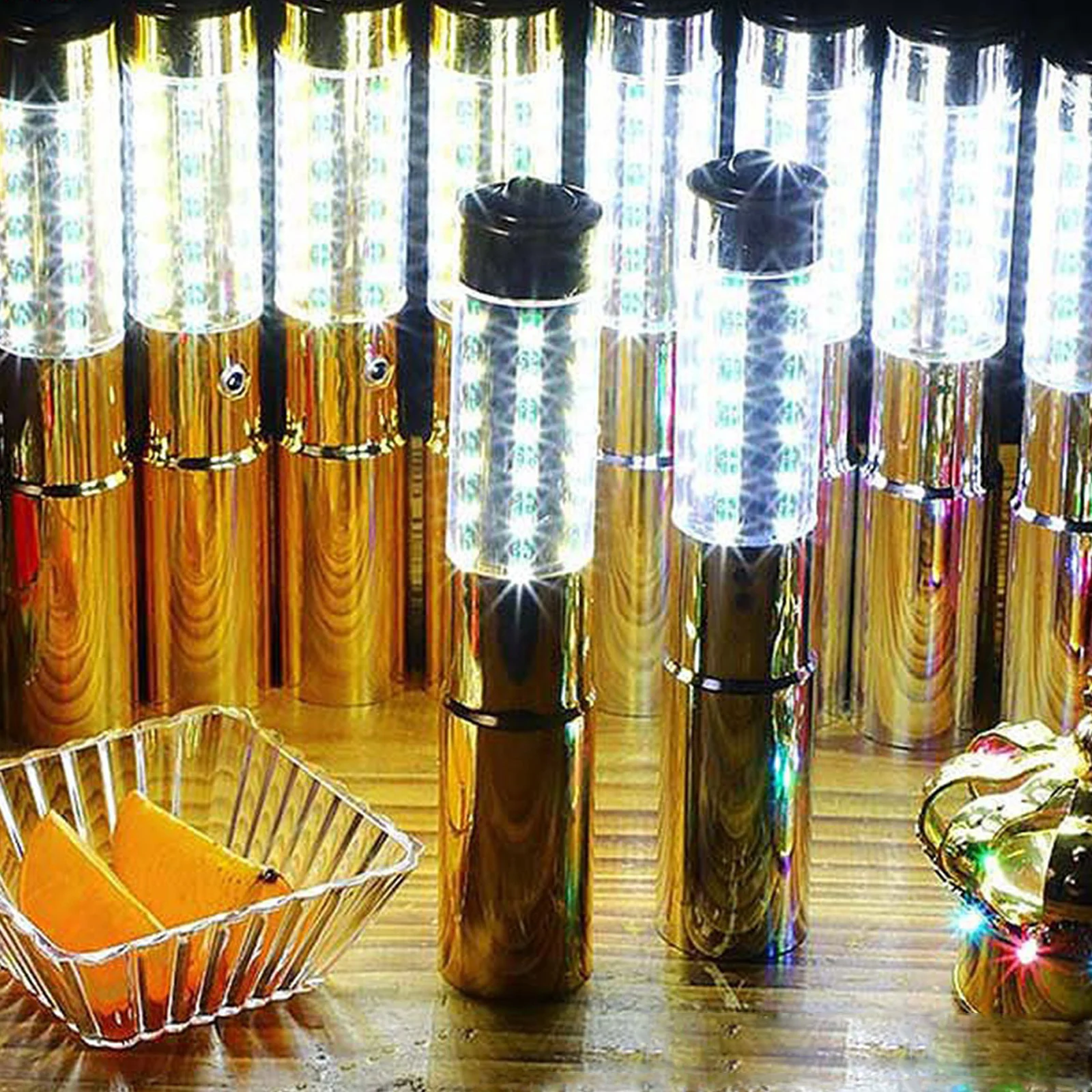 LED Strobe Baton Rechargeble Champagne Wine Bottle Flashing Stick Light For Bar Club Birthday Weddings DIY Decorations