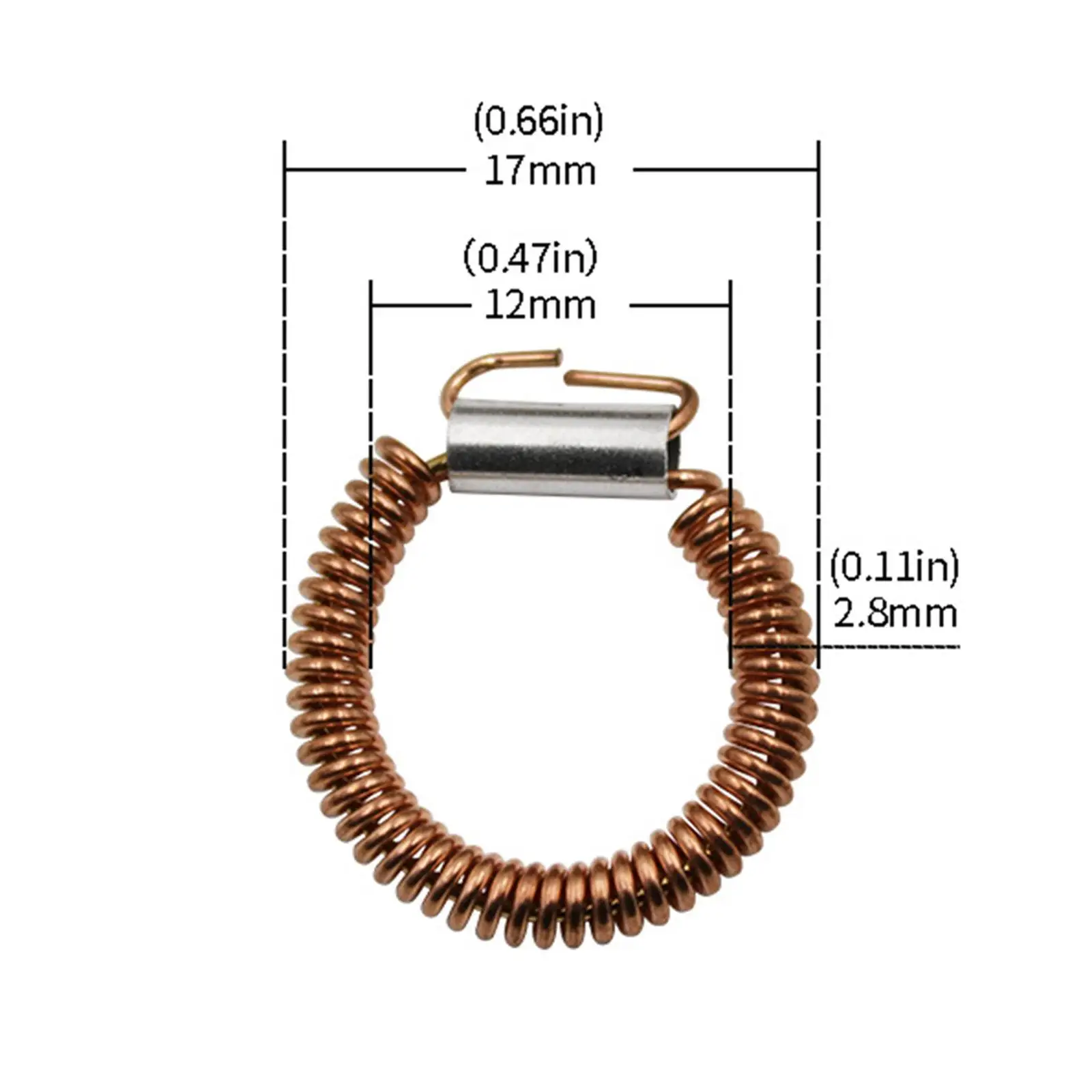 10 Pieces Tension Springs Replacement for Electric Angle Grinder Easily Install , Outer Diameter 17mm, Inner Diameter 12mm